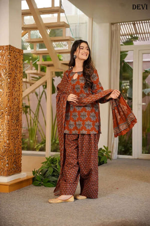 Stylishta Devi Vol 16 Cotton Silk Farshi Salwar Suit Set