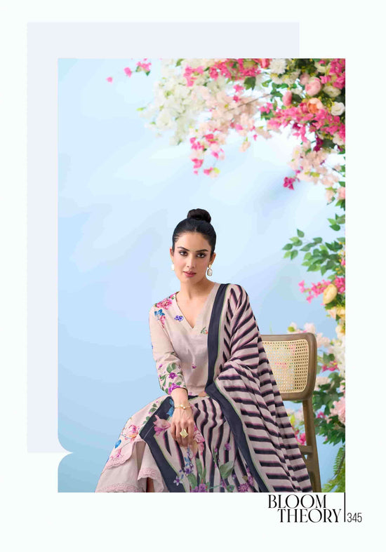Sudriti Bloom Theory Pure Cotton Dress Material