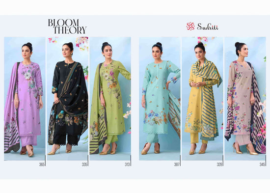 Sudriti Bloom Theory Pure Cotton Dress Material