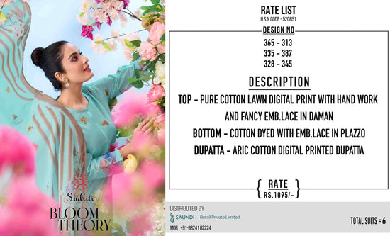 Sudriti Bloom Theory Pure Cotton Dress Material