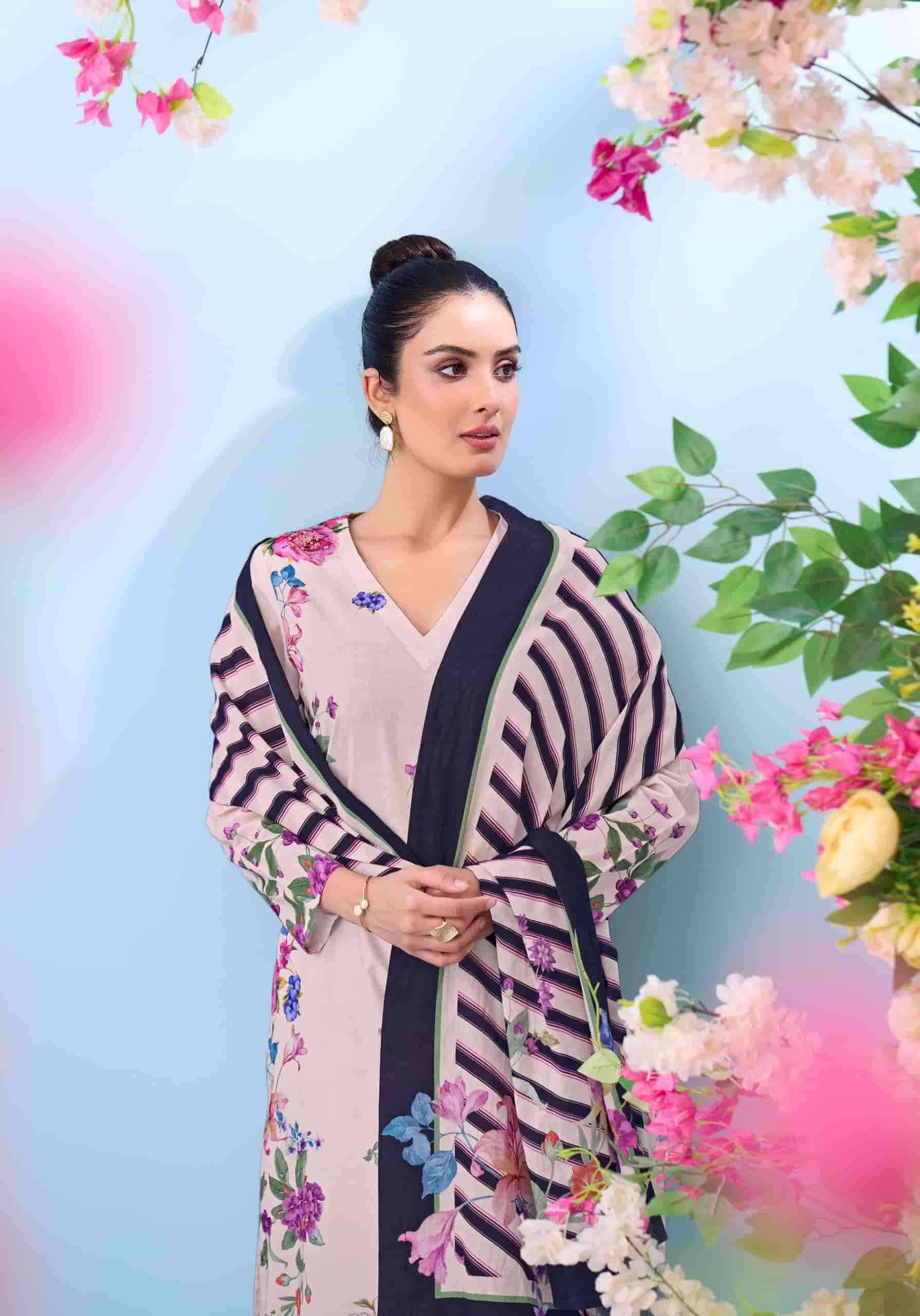Sudriti Bloom Theory Pure Cotton Dress Material