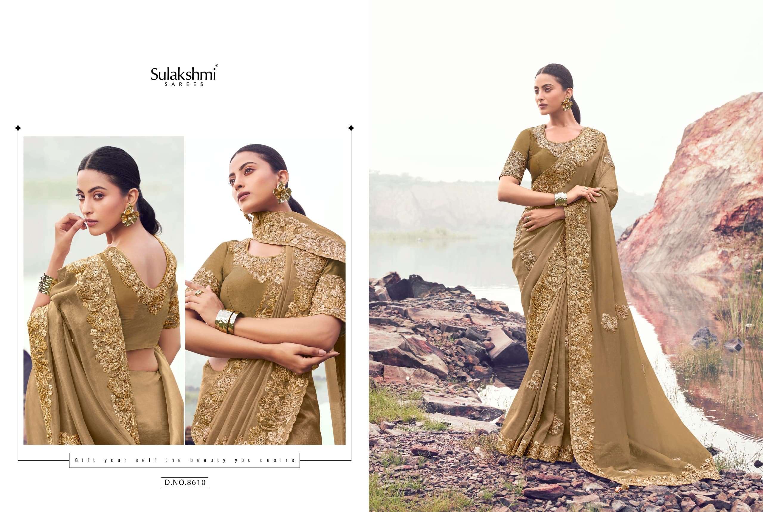 Sulakshmi Varenya 8601–8614 Series Saree Wholesale Catalogue - Amrah Wholesale