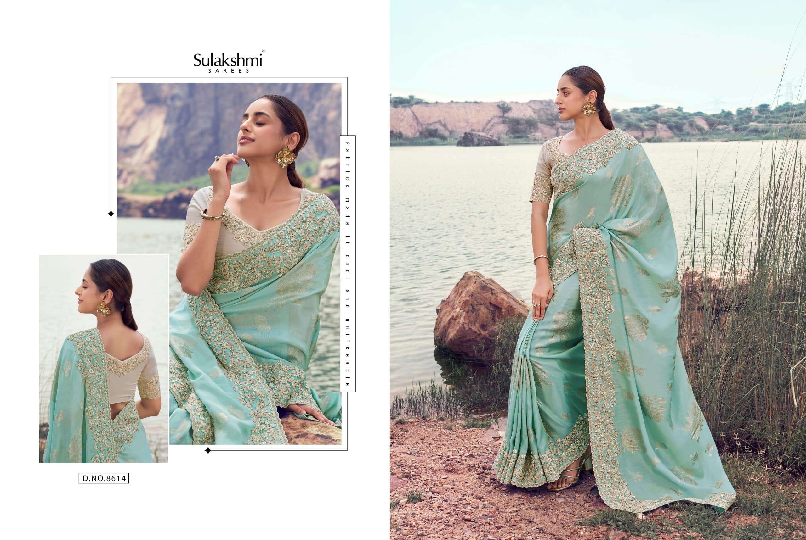 Sulakshmi Varenya 8601–8614 Series Saree Wholesale Catalogue - Amrah Wholesale