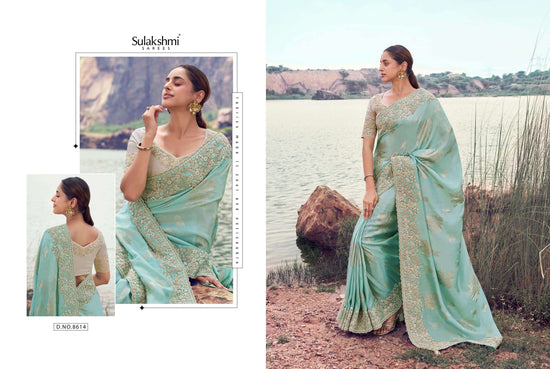 Sulakshmi Varenya 8601–8614 Series Saree Wholesale Catalogue - Amrah Wholesale