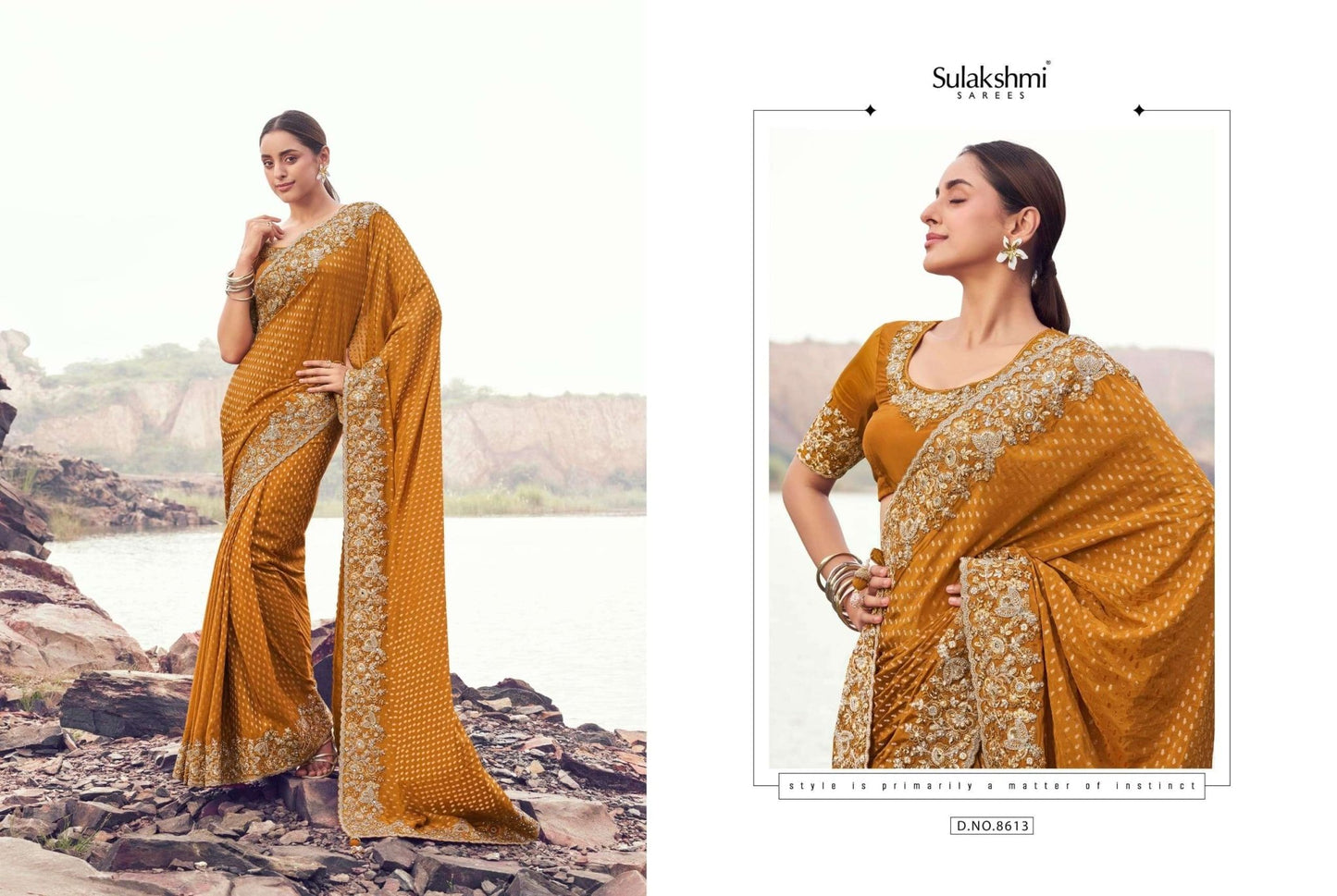 Sulakshmi Varenya 8601–8614 Series Saree Wholesale Catalogue - Amrah Wholesale