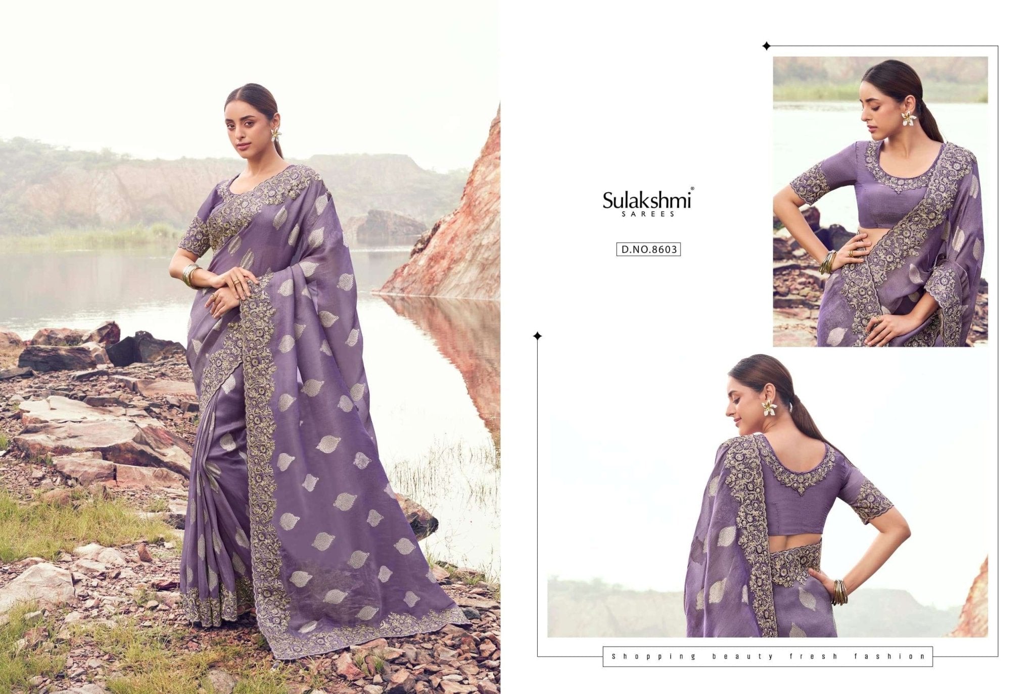 Sulakshmi Varenya 8601–8614 Series Saree Wholesale Catalogue - Amrah Wholesale