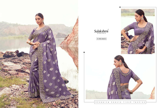 Sulakshmi Varenya 8601–8614 Series Saree Wholesale Catalogue - Amrah Wholesale