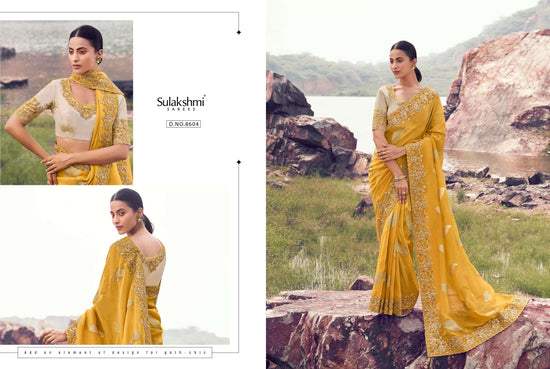 Sulakshmi Varenya 8601–8614 Series Saree Wholesale Catalogue - Amrah Wholesale
