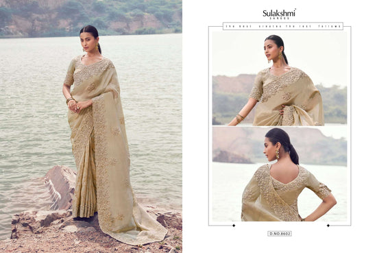 Sulakshmi Varenya 8601–8614 Series Saree Wholesale Catalogue - Amrah Wholesale