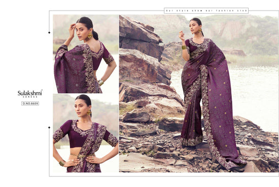 Sulakshmi Varenya 8601–8614 Series Saree Wholesale Catalogue - Amrah Wholesale