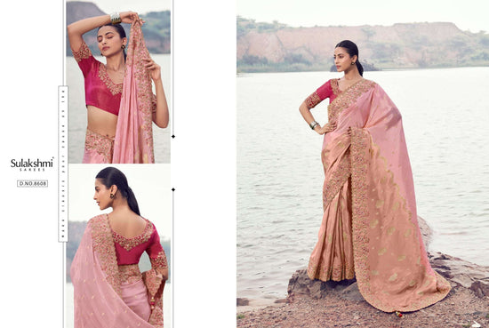 Sulakshmi Varenya 8601–8614 Series Saree Wholesale Catalogue - Amrah Wholesale