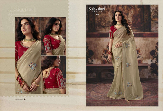 SULAKSHMI VIRASAT VOL-1 Organza Saree - Amrah Wholesale