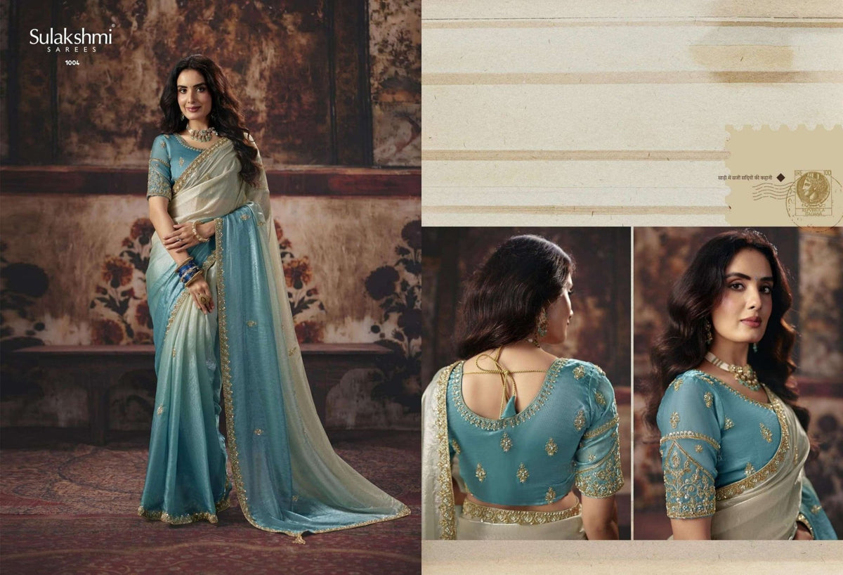 SULAKSHMI VIRASAT VOL-1 Organza Saree - Amrah Wholesale