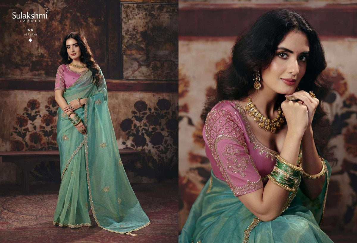 SULAKSHMI VIRASAT VOL-1 Organza Saree - Amrah Wholesale
