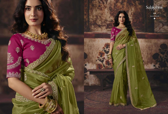 SULAKSHMI VIRASAT VOL-1 Organza Saree - Amrah Wholesale