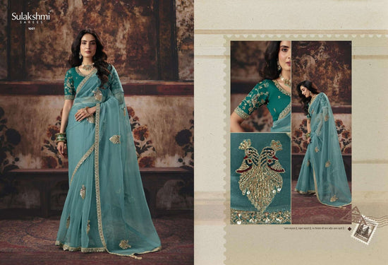 SULAKSHMI VIRASAT VOL-1 Organza Saree - Amrah Wholesale