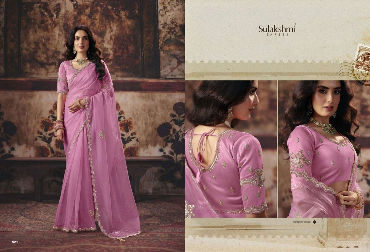 SULAKSHMI VIRASAT VOL-1 Organza Saree - Amrah Wholesale