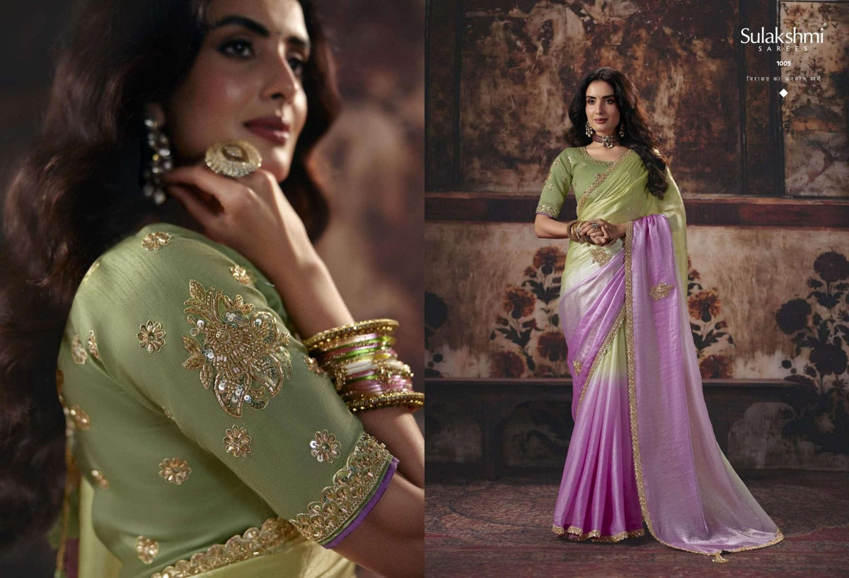 SULAKSHMI VIRASAT VOL-1 Organza Saree - Amrah Wholesale