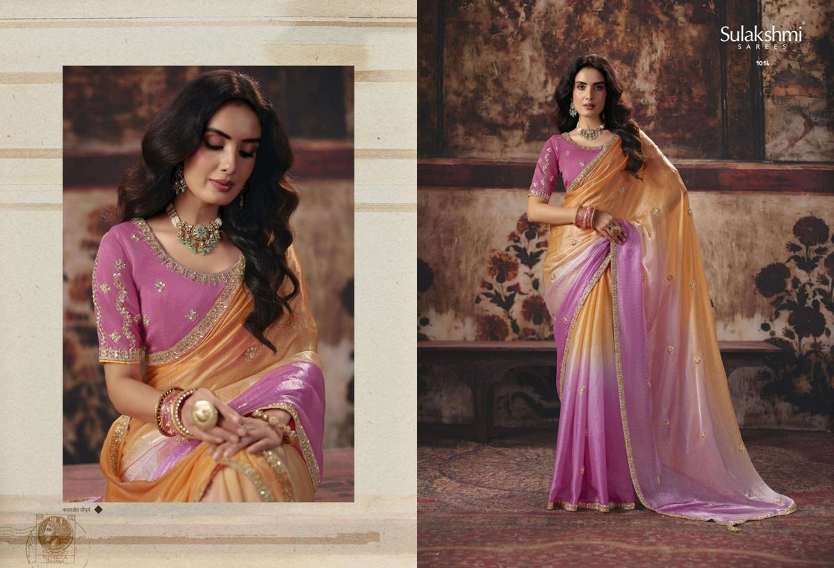 SULAKSHMI VIRASAT VOL-1 Organza Saree - Amrah Wholesale