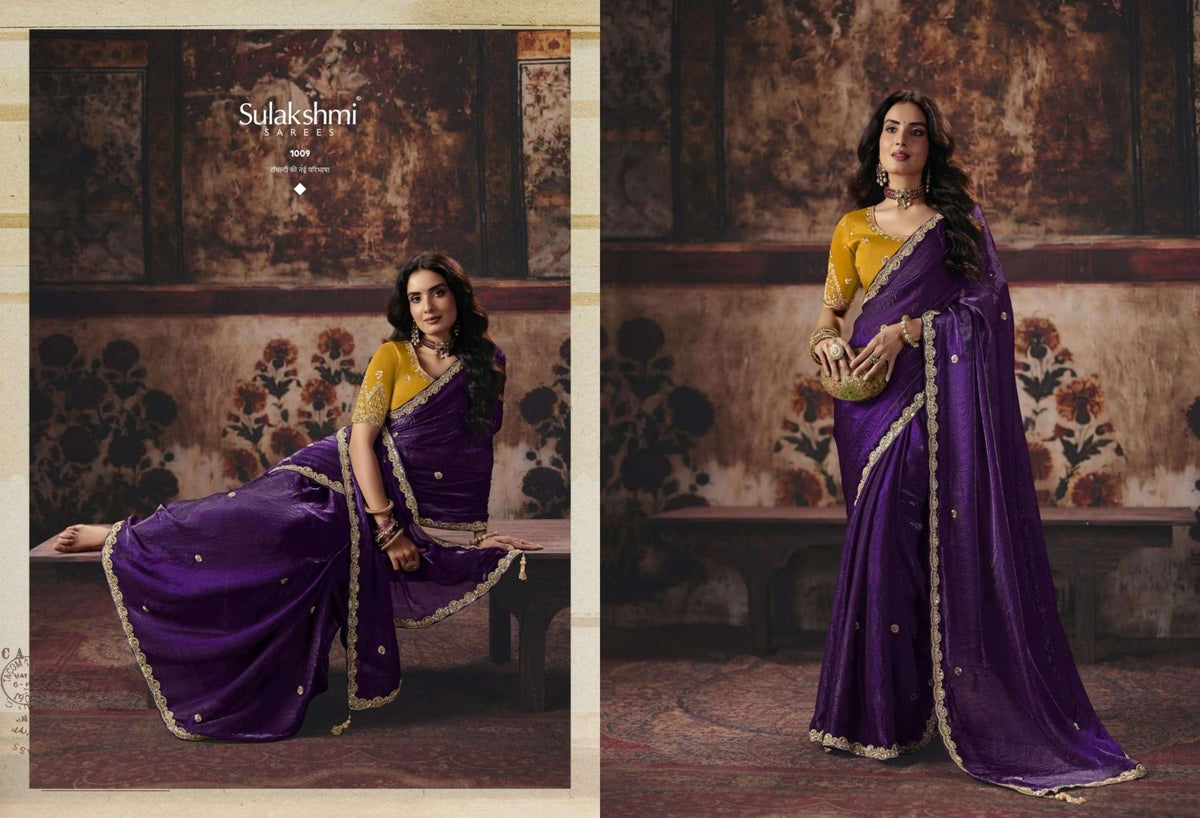 SULAKSHMI VIRASAT VOL-1 Organza Saree - Amrah Wholesale