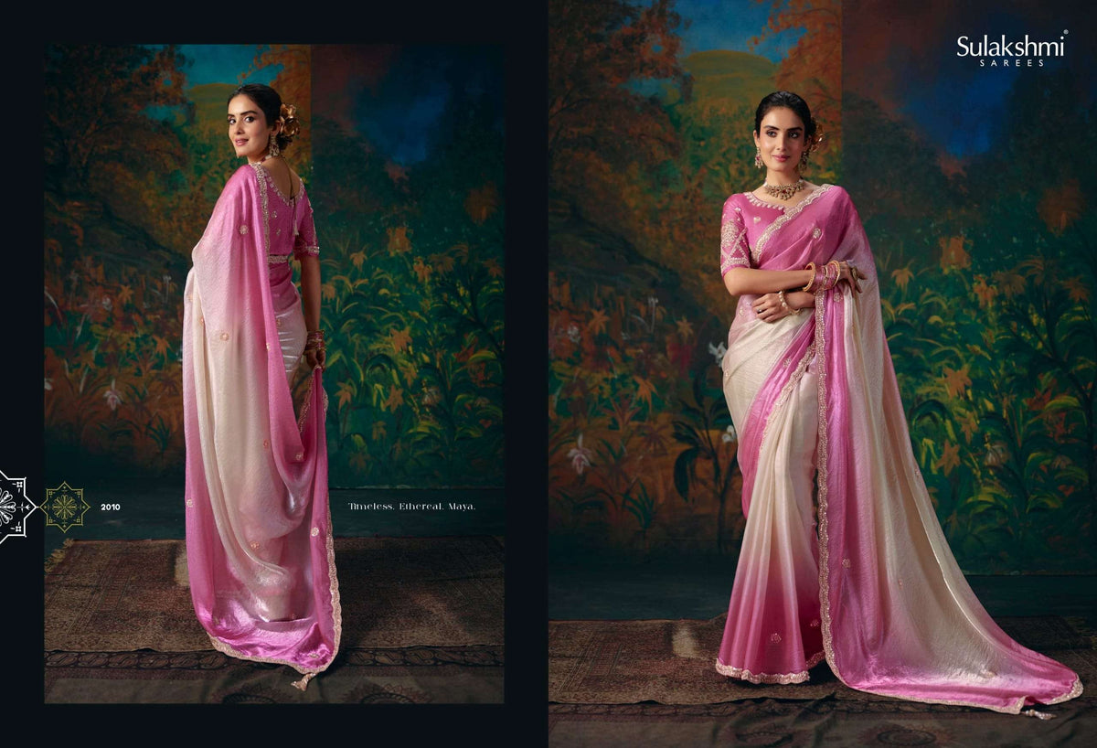 Sulakshmi Virasat Vol 2 Fancy Zari Embroidered Saree