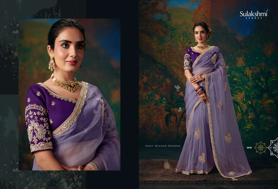 Sulakshmi Virasat Vol 2 Fancy Zari Embroidered Saree