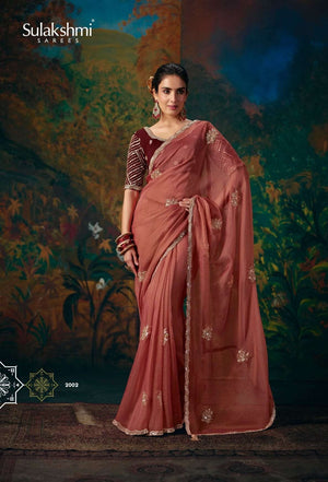 Sulakshmi Virasat Vol 2 Fancy Zari Embroidered Saree