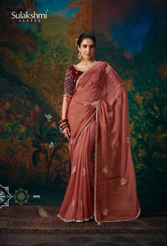 Sulakshmi Virasat Vol 2 Fancy Zari Embroidered Saree