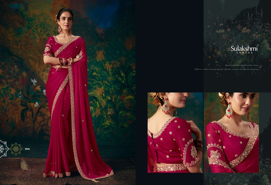 Sulakshmi Virasat Vol 2 Fancy Zari Embroidered Saree
