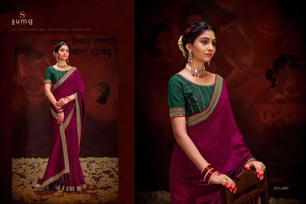 Suma Aayushi Saree Wholesale Catalogue - Amrah Wholesale