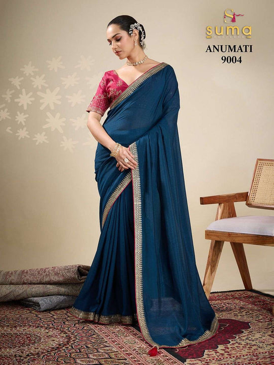 Suma Designer Anumati Vichitra Silk Saree Collection - Amrah Wholesale