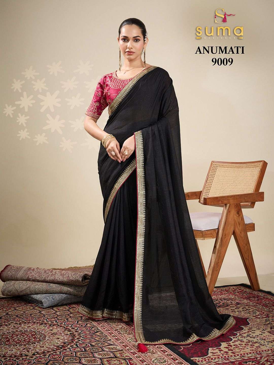 Suma Designer Anumati Vichitra Silk Saree Collection - Amrah Wholesale