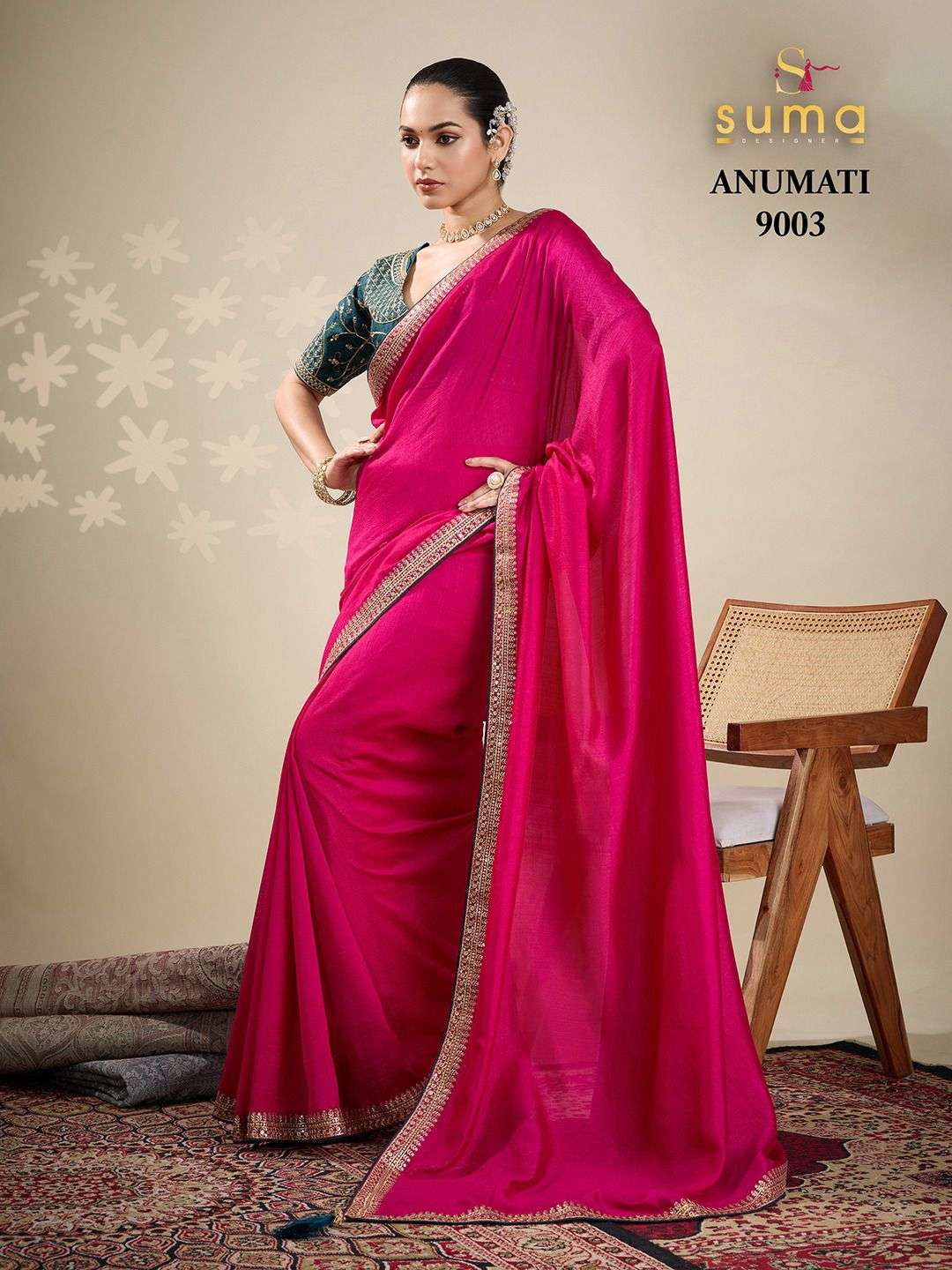 Suma Designer Anumati Vichitra Silk Saree Collection - Amrah Wholesale