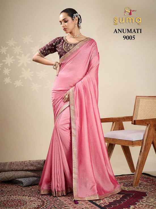 Suma Designer Anumati Vichitra Silk Saree Collection - Amrah Wholesale