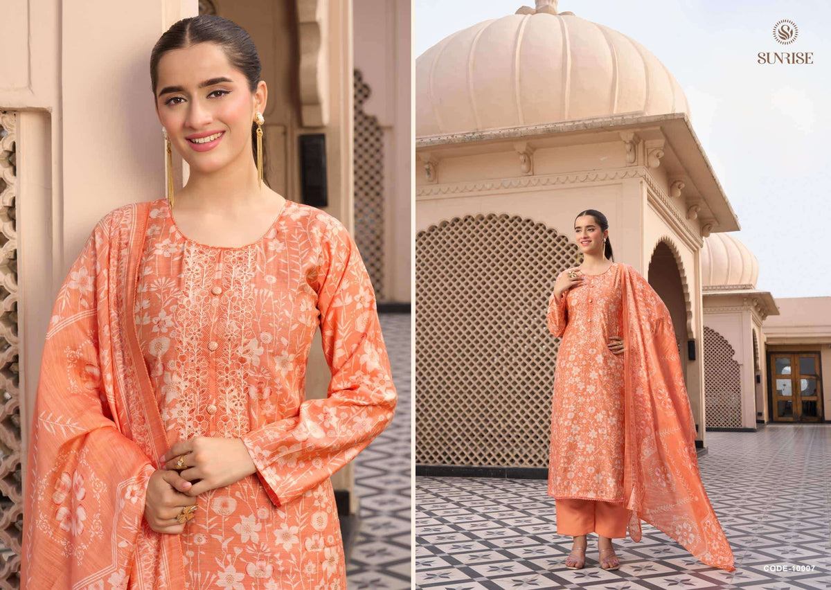 Sunrise Sabaya Silk Vol 10 Vintage Silk Dress Material