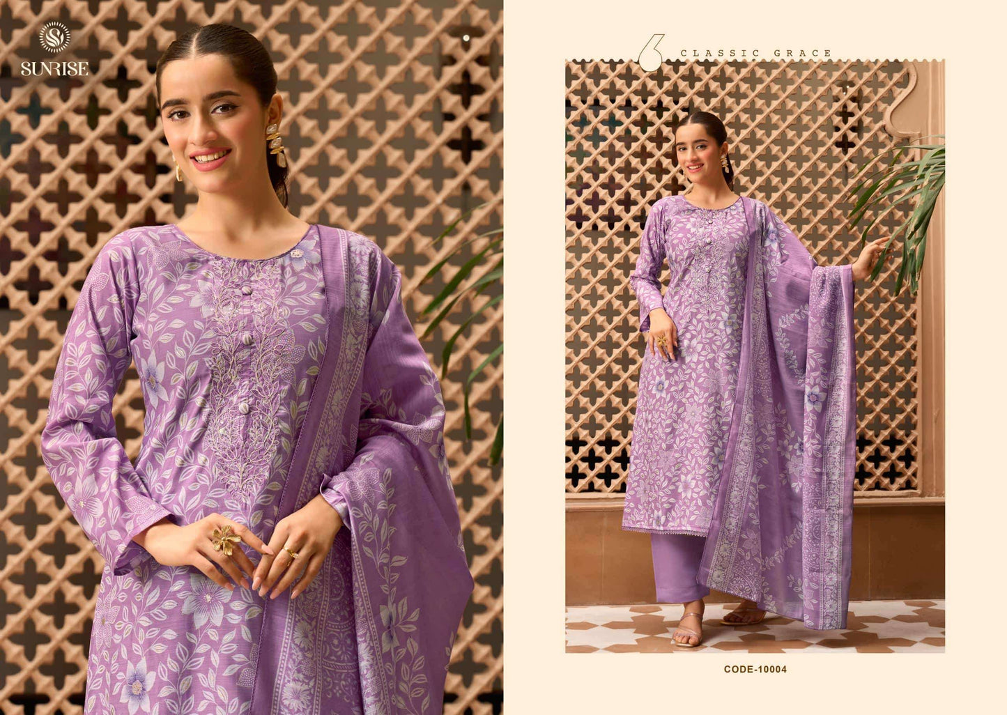 Sunrise Sabaya Silk Vol 10 Vintage Silk Dress Material