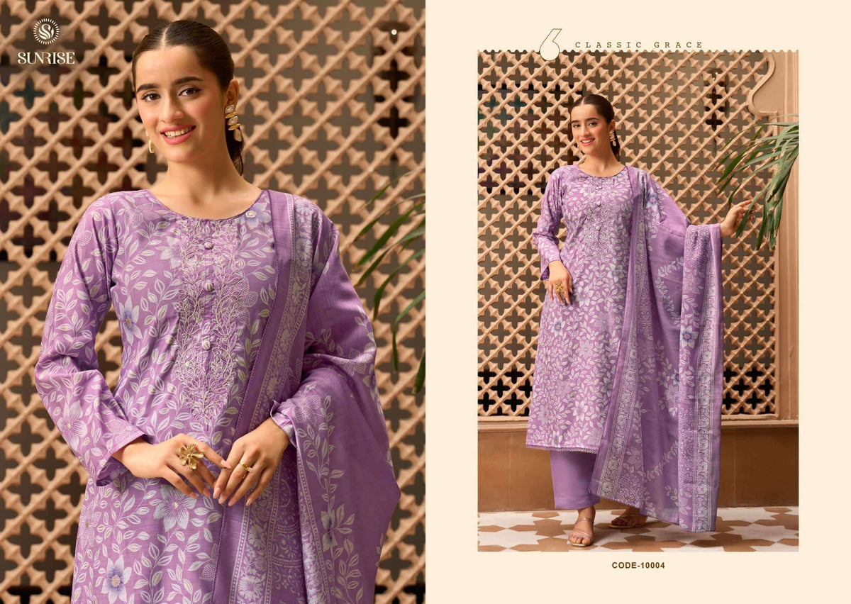 Sunrise Sabaya Silk Vol 10 Vintage Silk Dress Material