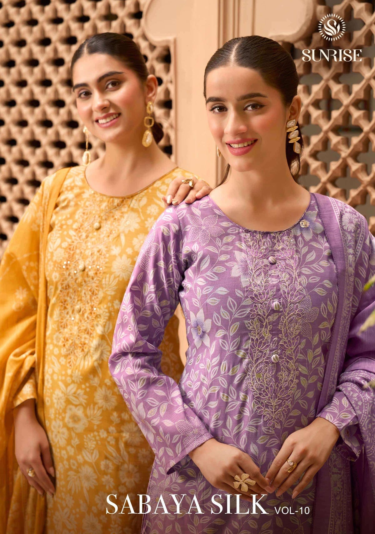 Sunrise Sabaya Silk Vol 10 Vintage Silk Dress Material