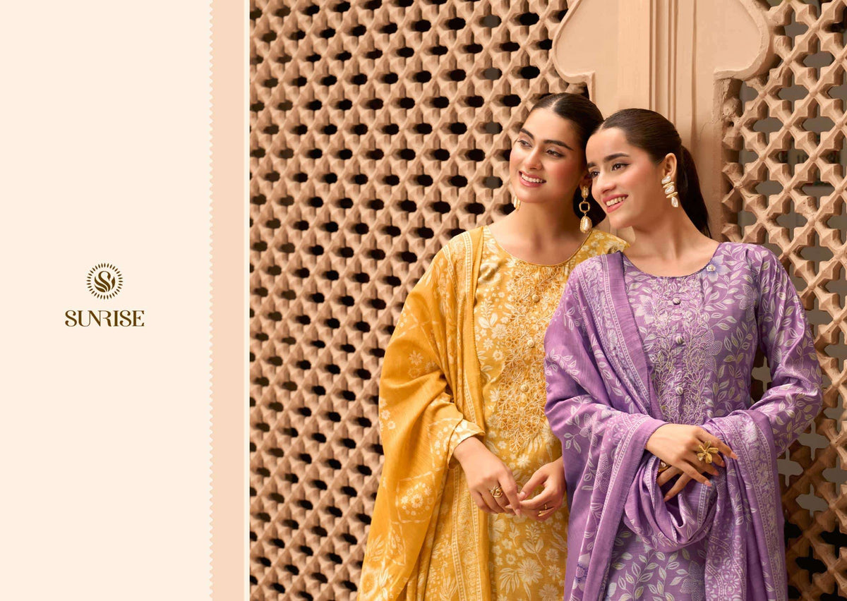 Sunrise Sabaya Silk Vol 10 Vintage Silk Dress Material