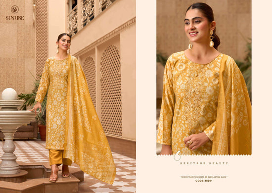 Sunrise Sabaya Silk Vol 10 Vintage Silk Dress Material