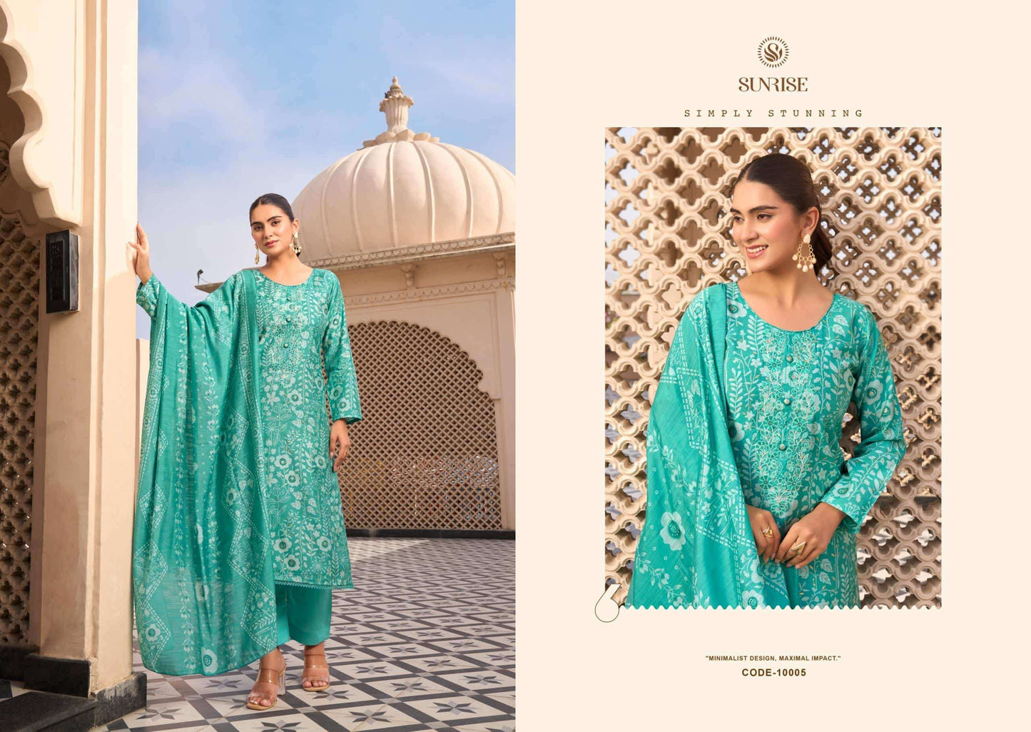 Sunrise Sabaya Silk Vol 10 Vintage Silk Dress Material