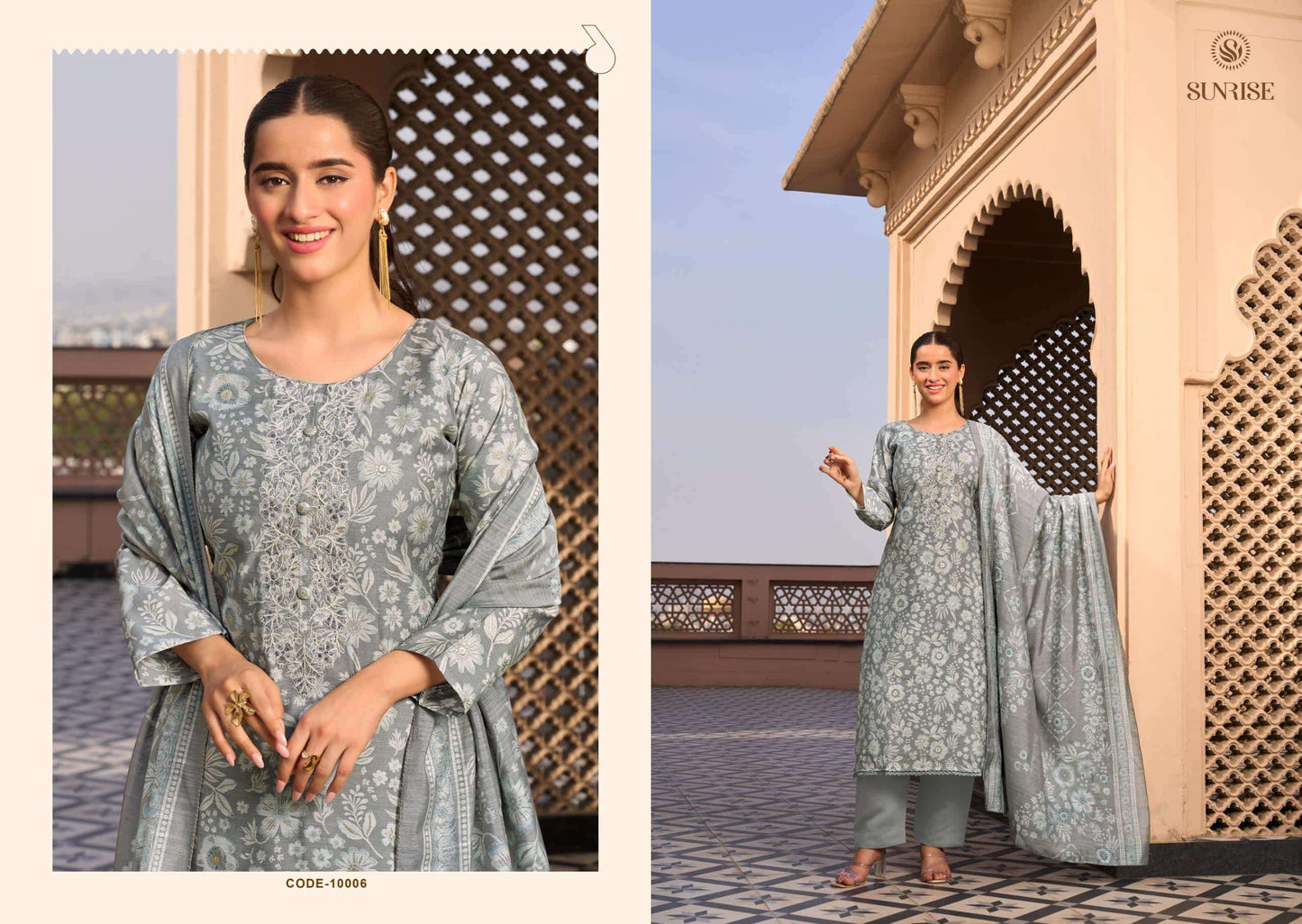 Sunrise Sabaya Silk Vol 10 Vintage Silk Dress Material