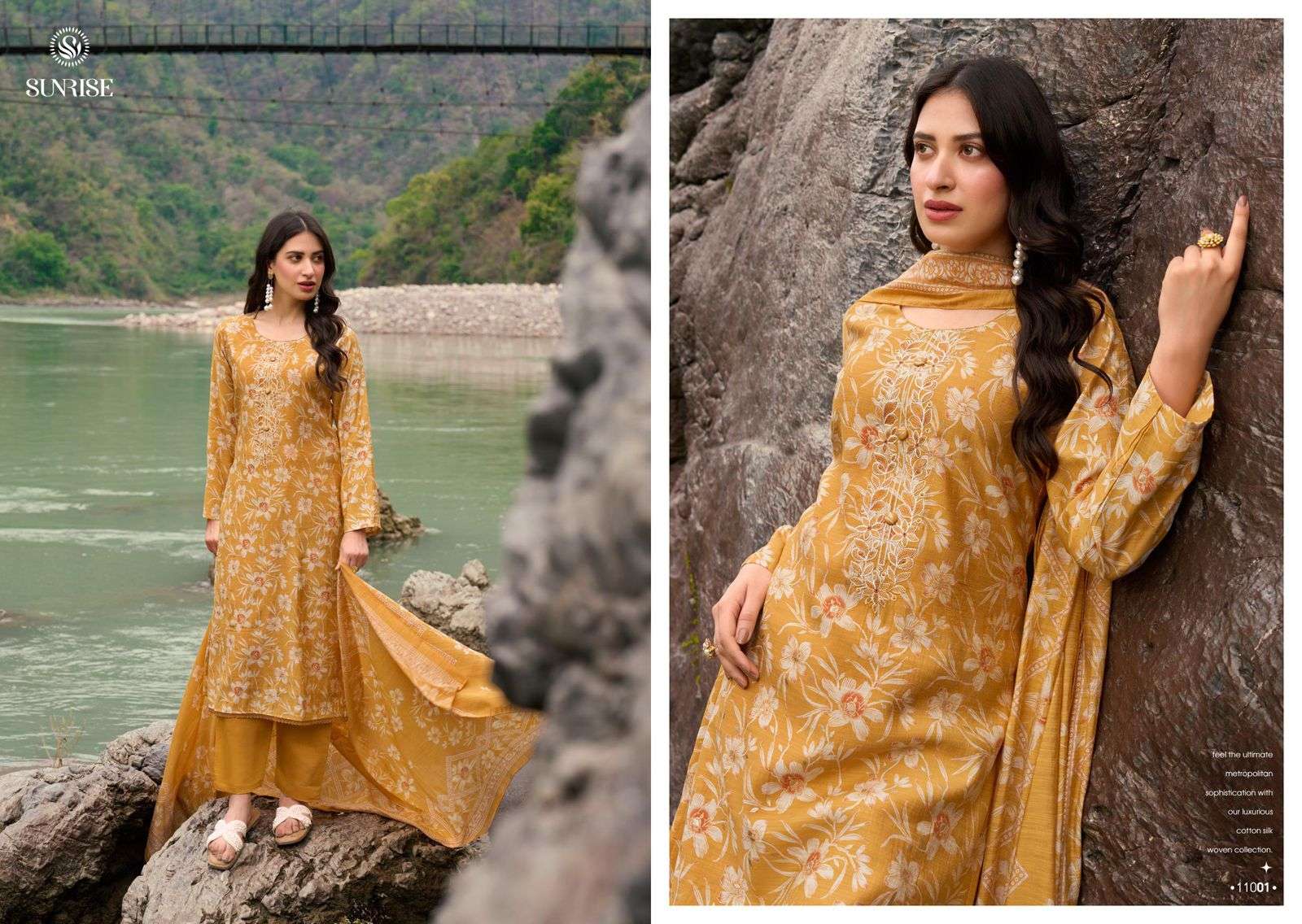 Sunrise Sabaya Silk Vol 11 Vintage Silk Dress Material Collection