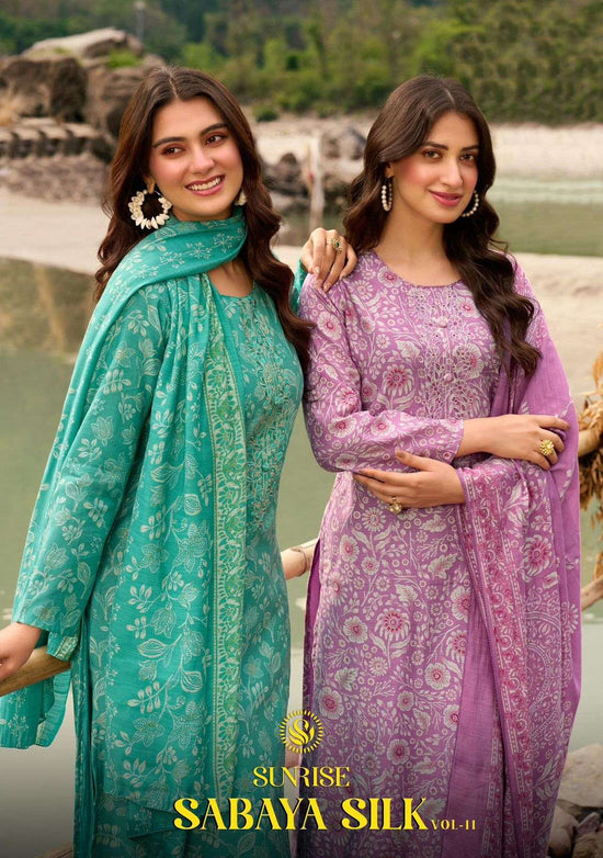 Sunrise Sabaya Silk Vol 11 Vintage Silk Dress Material Collection