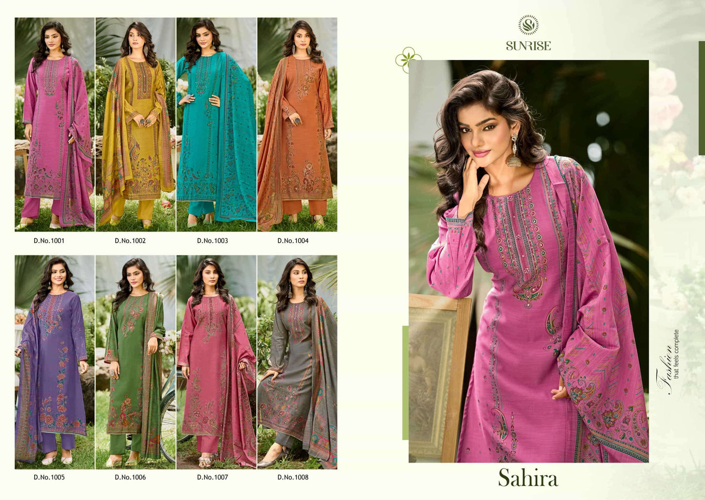 Sunrise Sahira Vintage Silk Designer Dress Material Wholesale Catalogue