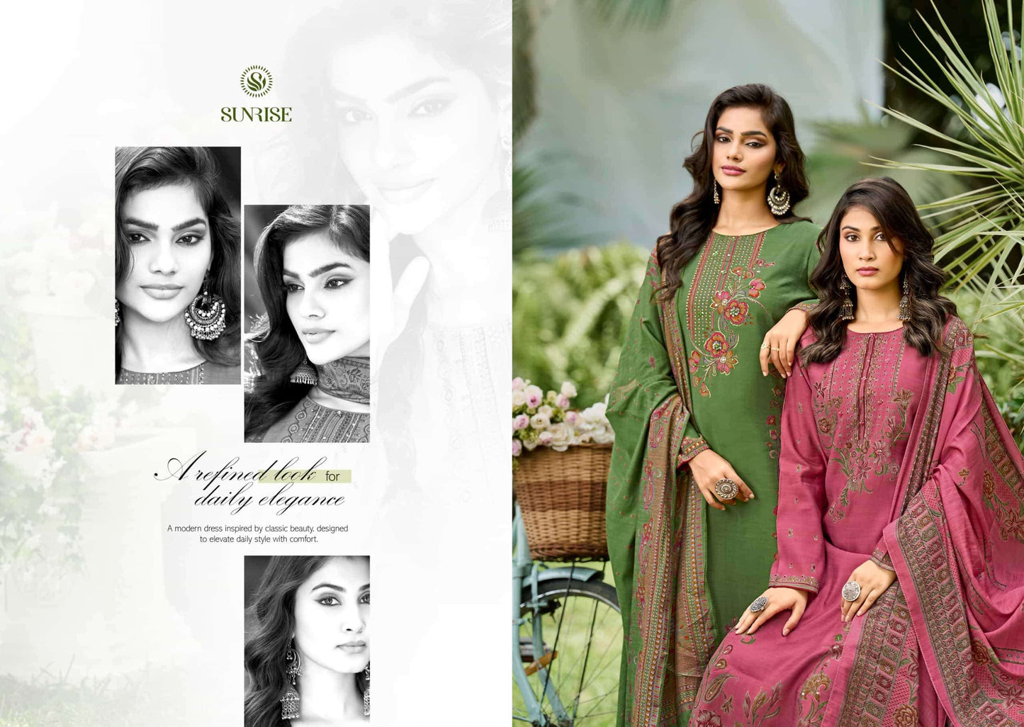 Sunrise Sahira Vintage Silk Designer Dress Material Wholesale Catalogue
