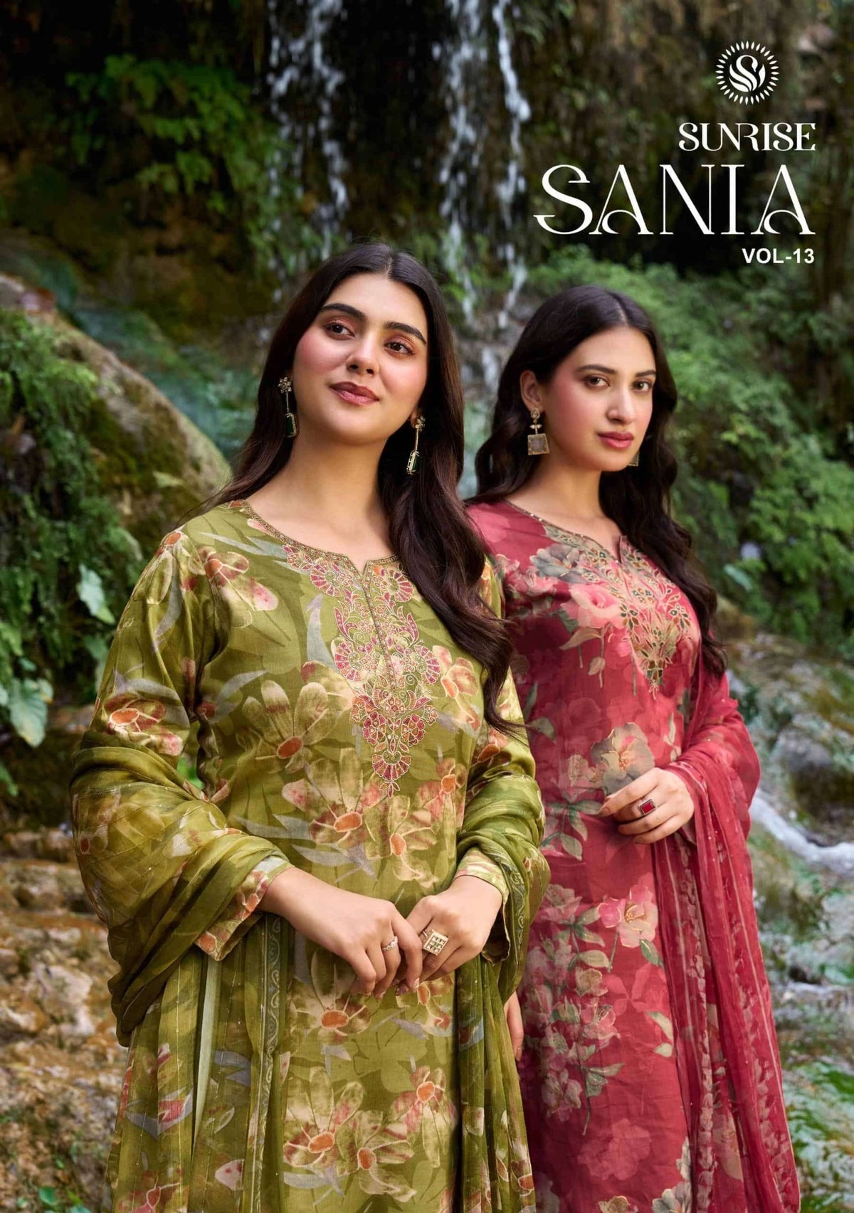 Sunrise Sania Vol 13 Jam Satin Dress Material - Amrah Wholesale