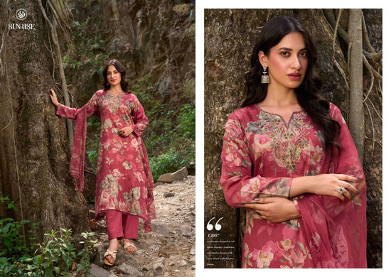 Sunrise Sania Vol 13 Jam Satin Dress Material - Amrah Wholesale