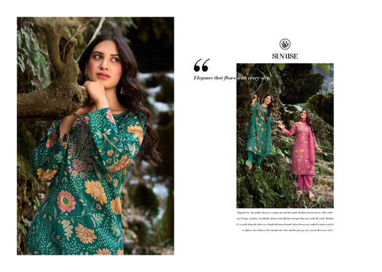 Sunrise Sania Vol 13 Jam Satin Dress Material