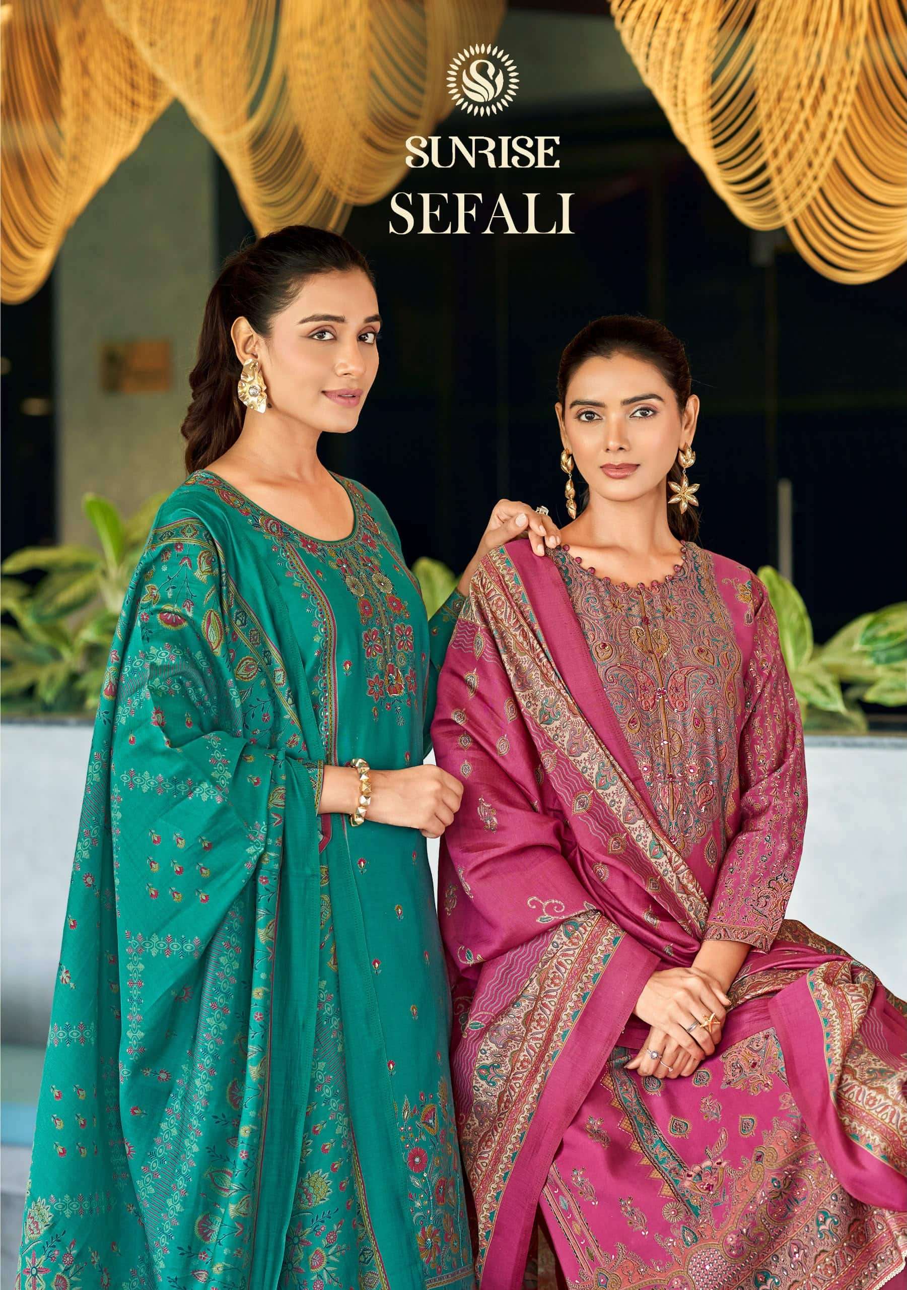 Sunrise Sefali Modal Silk Dress Material